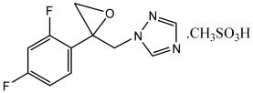 1.1-[2-(2,4-二氟苯基)-2,3環氧丙烷]-1H-1,2,4-三氮唑甲磺酸鹽